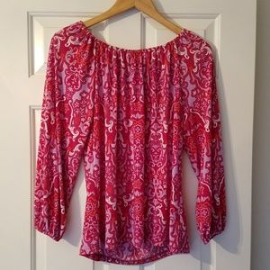 Tracy Nagoshian Off Shoulder Top